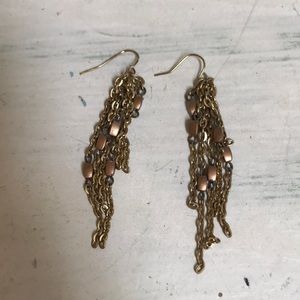 ** 5 for $25 deal ** Metal fringe earrings